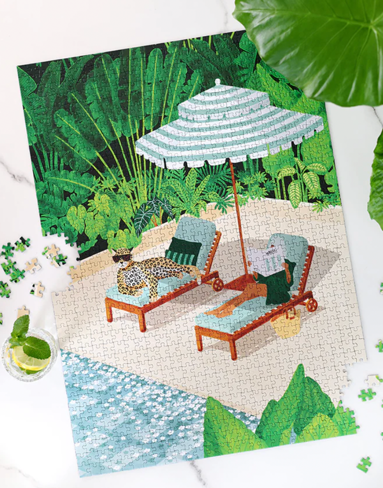 Puzzle 1000 pièces - Summer Pool – vue 2 – ALL THE WAYS TO SAY | George Genève