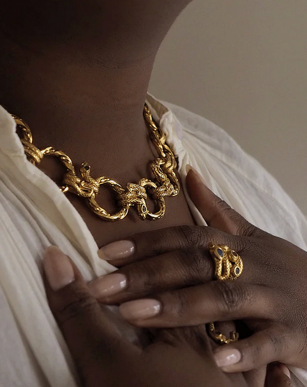 Collier Sissi XXL – vue 3 – LA2L | George Genève