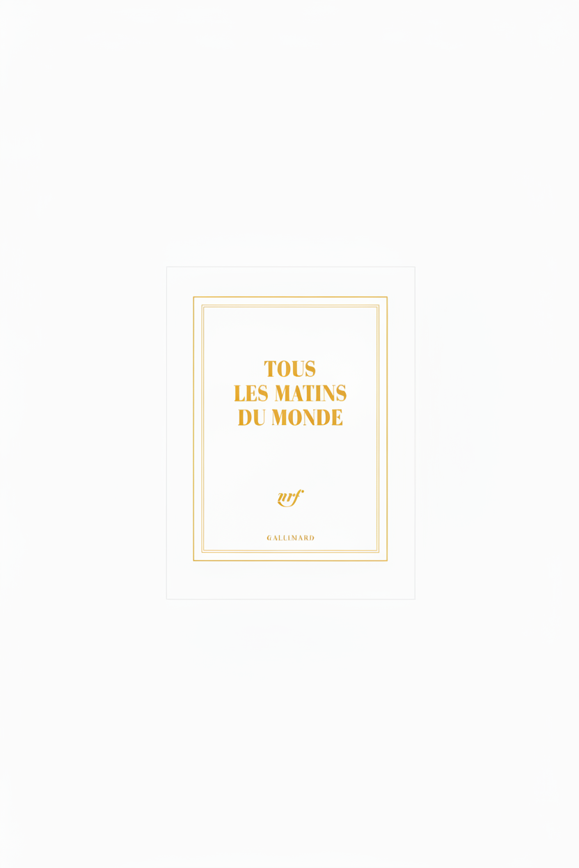 GALLIMARD - Carnet - Tous Les Matins Du Monde