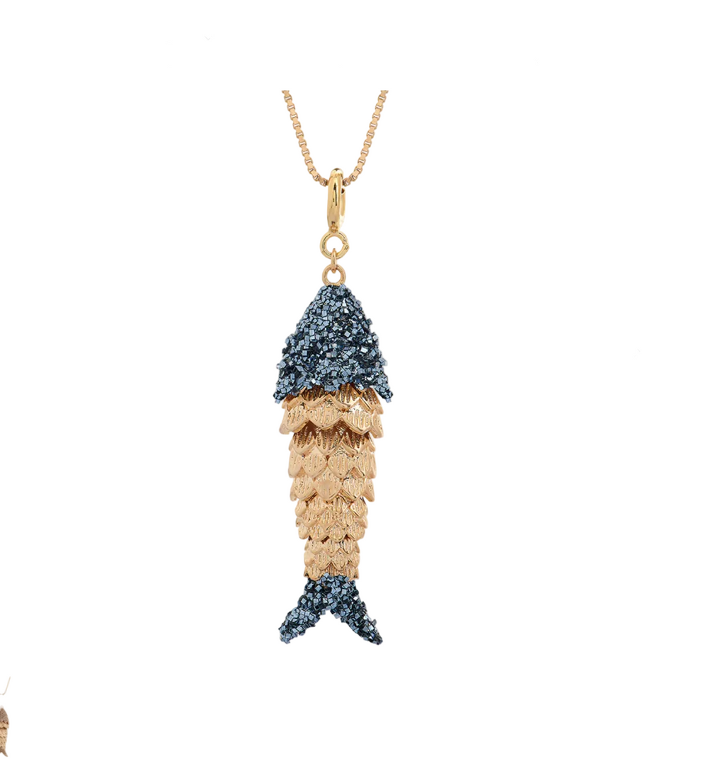 LSONGE - Les Loulous Collier Long Poisson XL 55cm