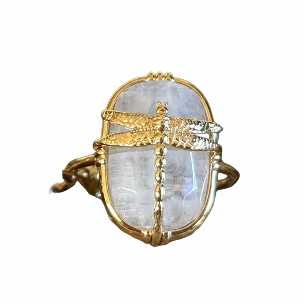 AU FIL DE LO - Bague Libellule - Plusieurs Coloris