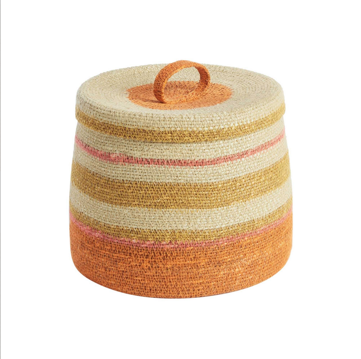 BONHEUR DU JOUR - Panier Boite L Orange/Maïs
