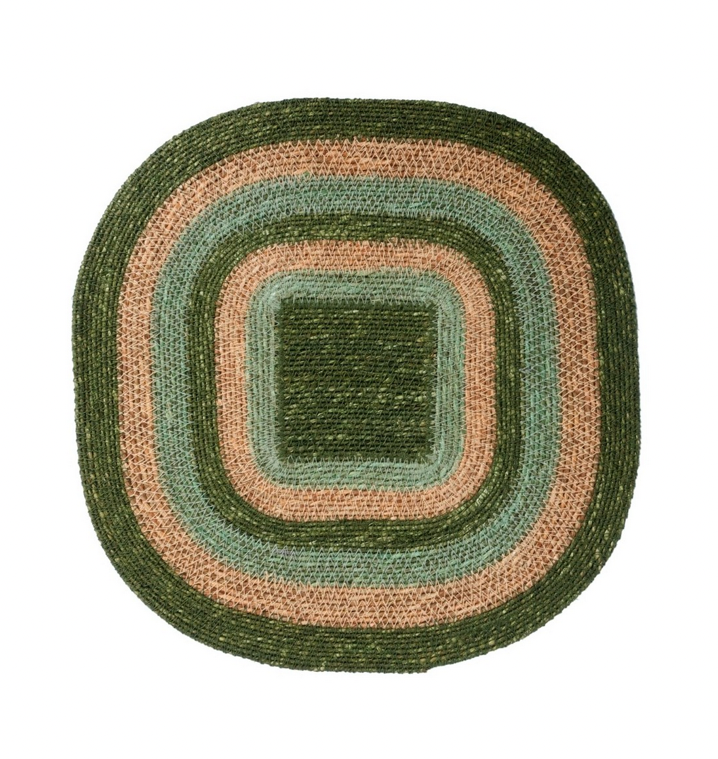 BONHEUR DU JOUR - 4 Sets de Table Multico Green Nude