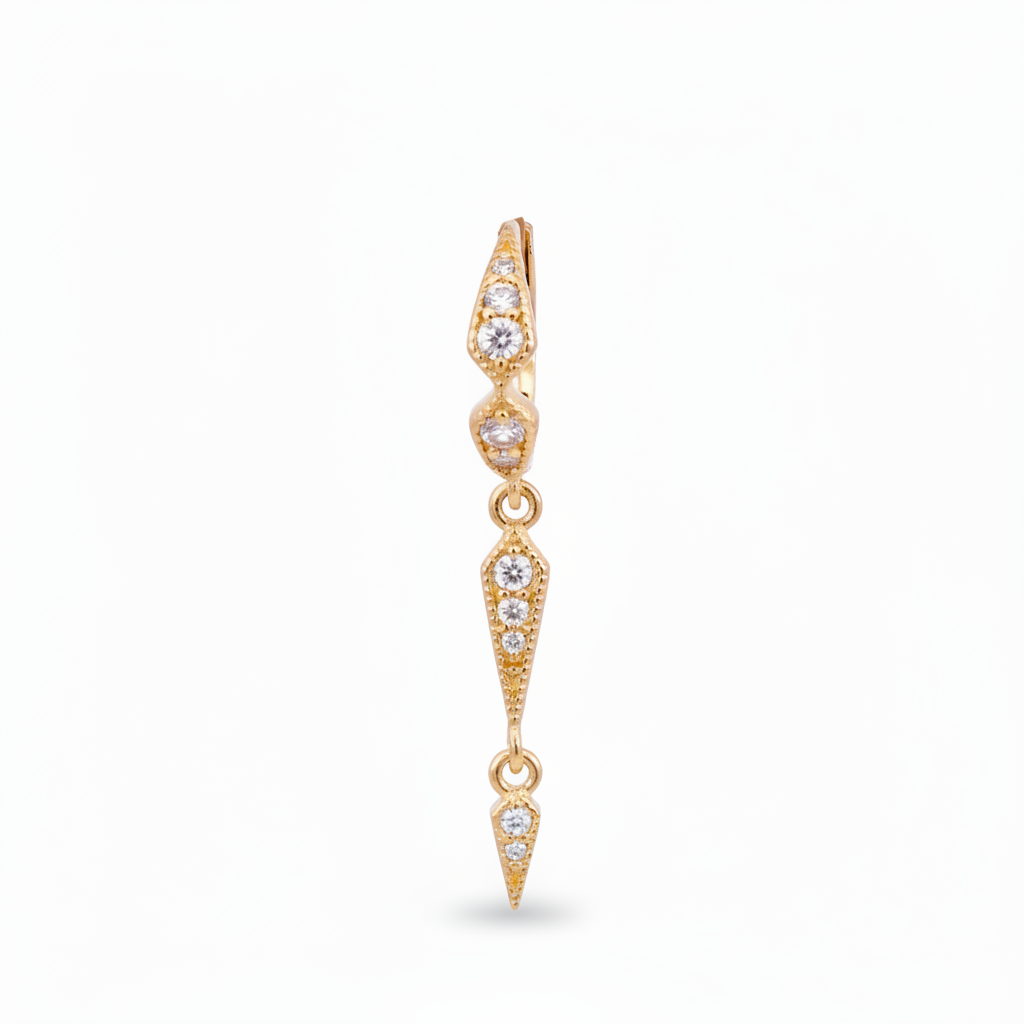 ROSE MARIE - Boucle d’oreille à l’unité - 1925