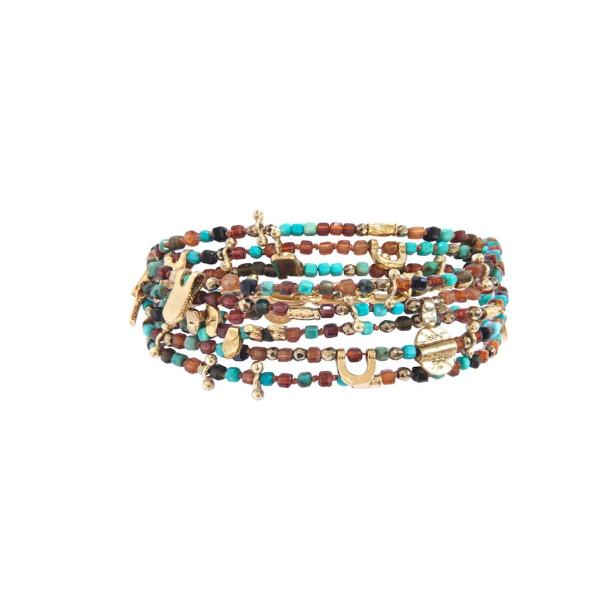 ROOM SERVICE - Adoum Multi-Wrap Eye Necklace