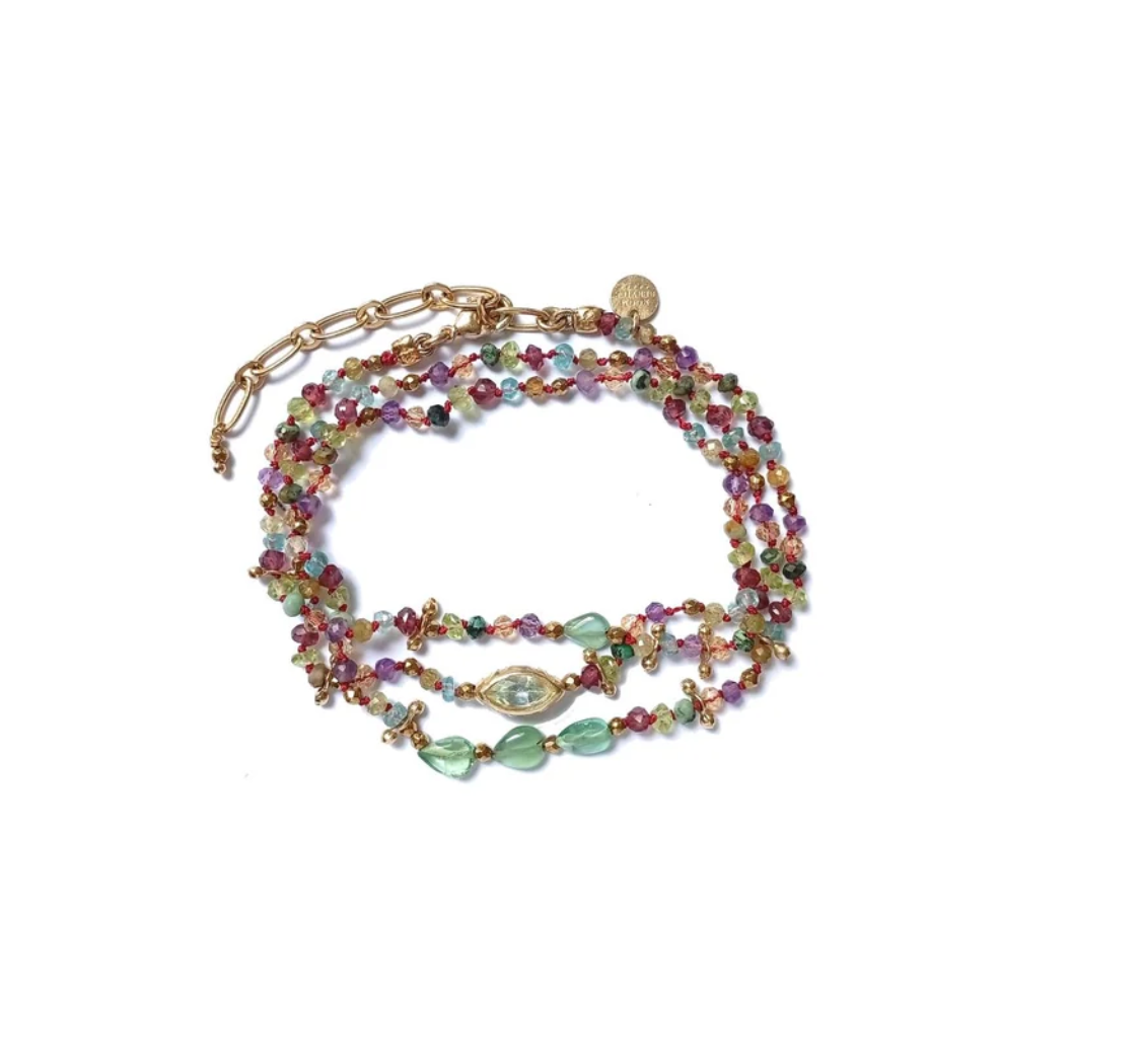 ROOM SERVICE - Collier/Bracelet Adoum Eye 52cm