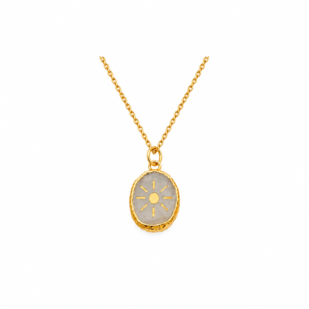 JILL MAKES - Collier Soleil Pierre de Lune