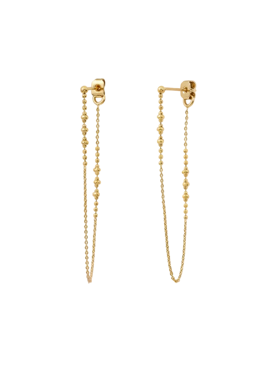 BDM STUDIO - Boucles d'Oreilles Chaînes Océane