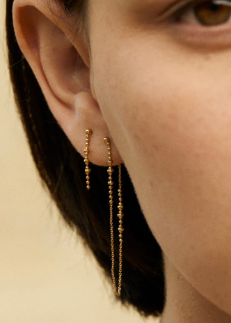 BDM STUDIO - Boucles d'Oreilles Chaînes Océane