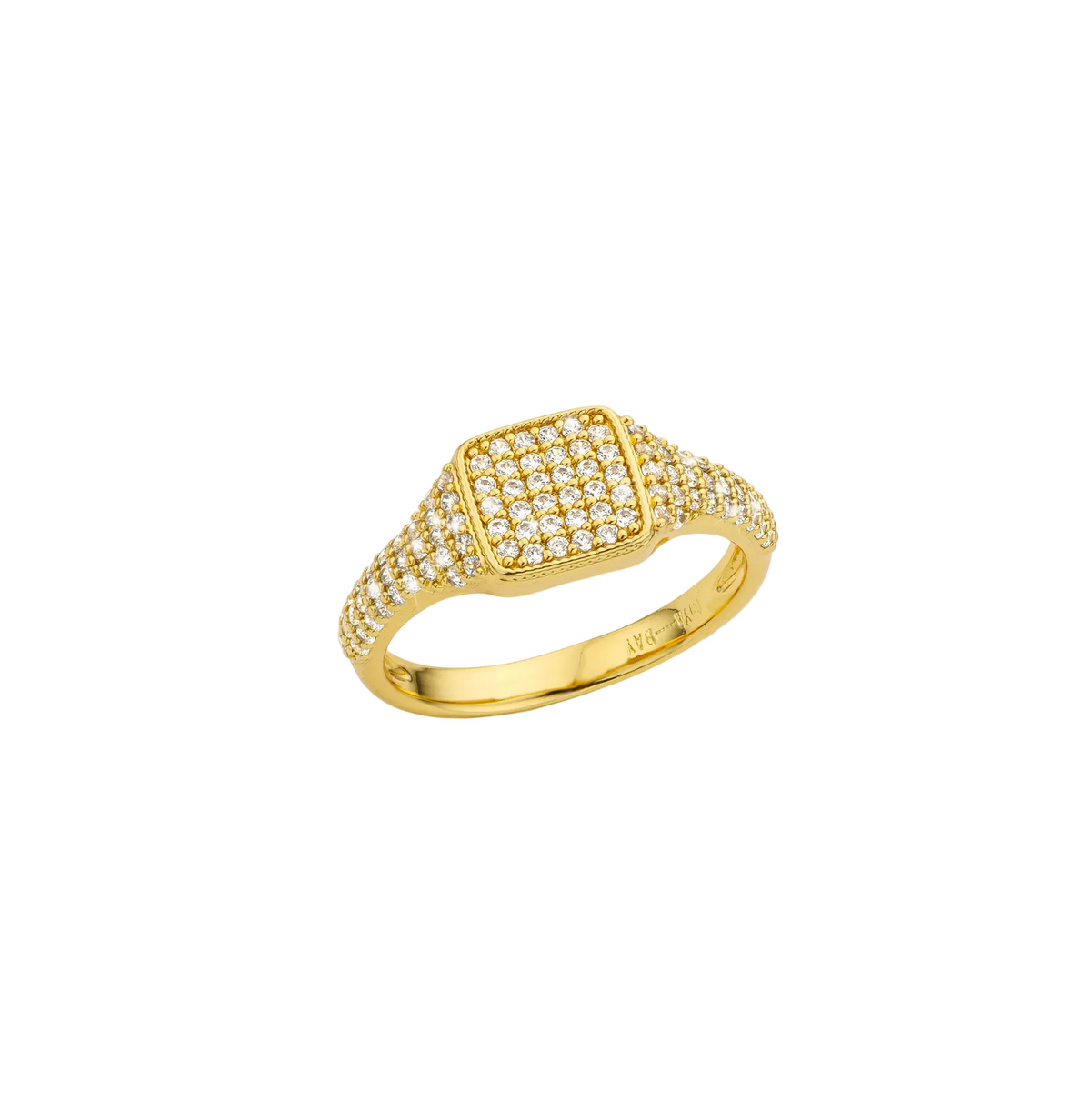 MYA BAY - Bague Square Signet Or