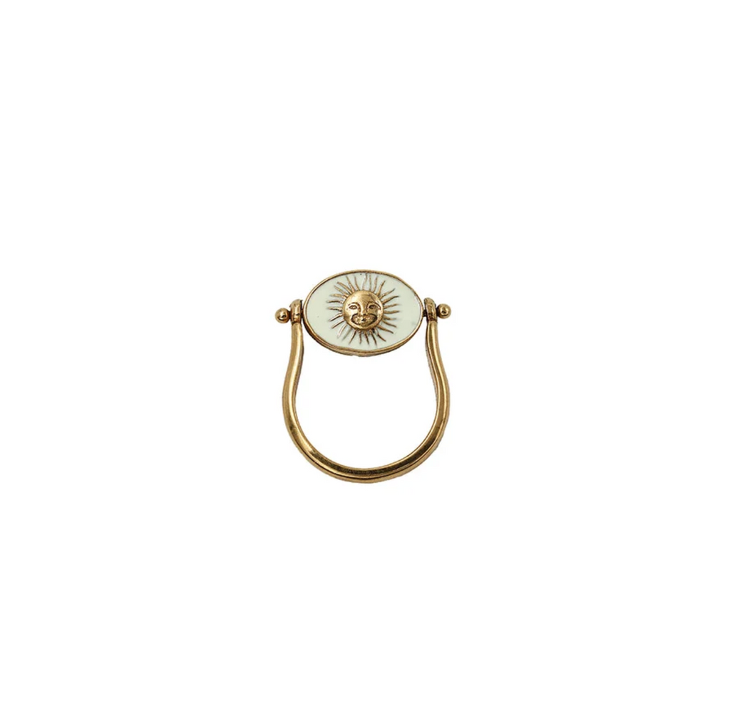 LA2L - Bague Luna pivot bleu
