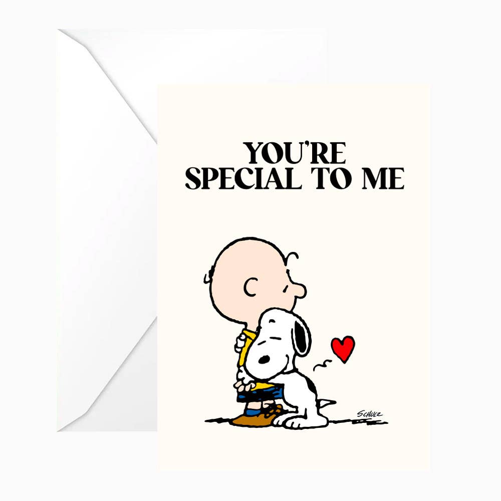 Carte "You're special to me" – PEANUTS | George Genève