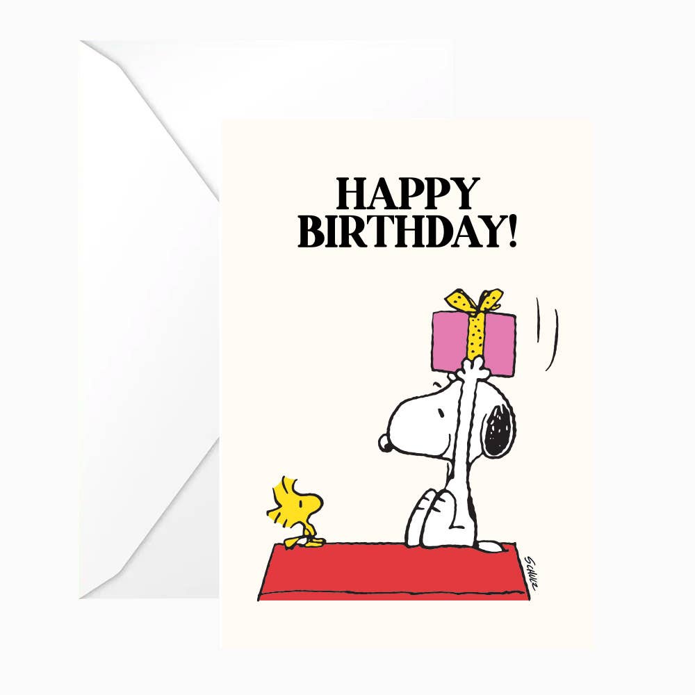 PEANUTS - Carte "Happy Birthday"