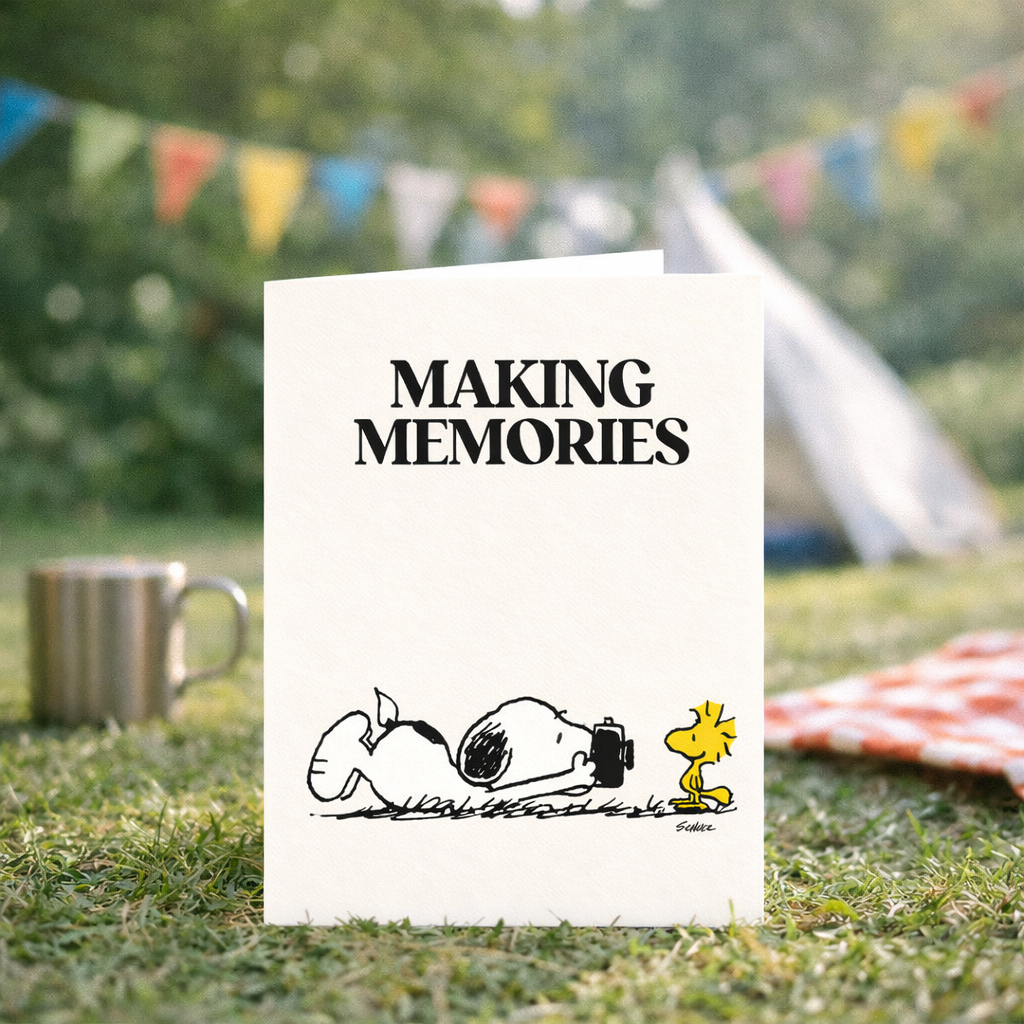 Carte "Making Memories" – vue 2 – PEANUTS | George Genève