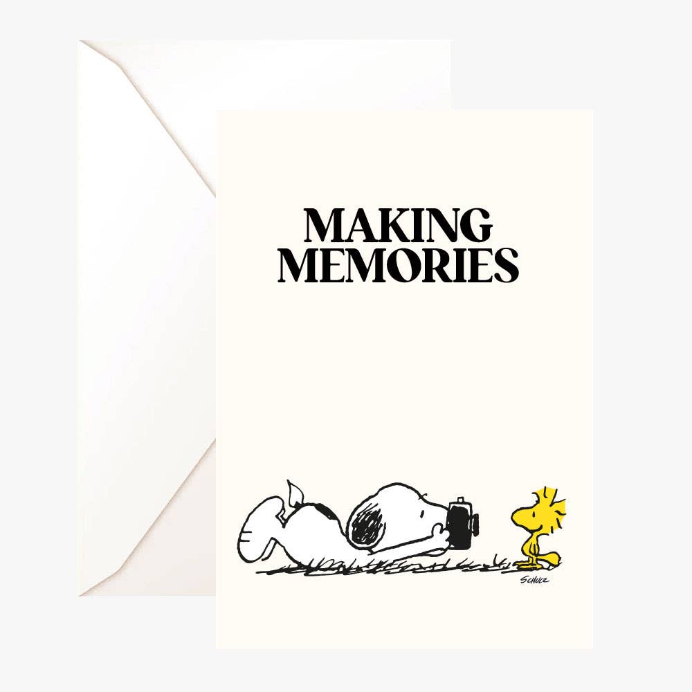 PEANUTS - Carte "Making Memories"
