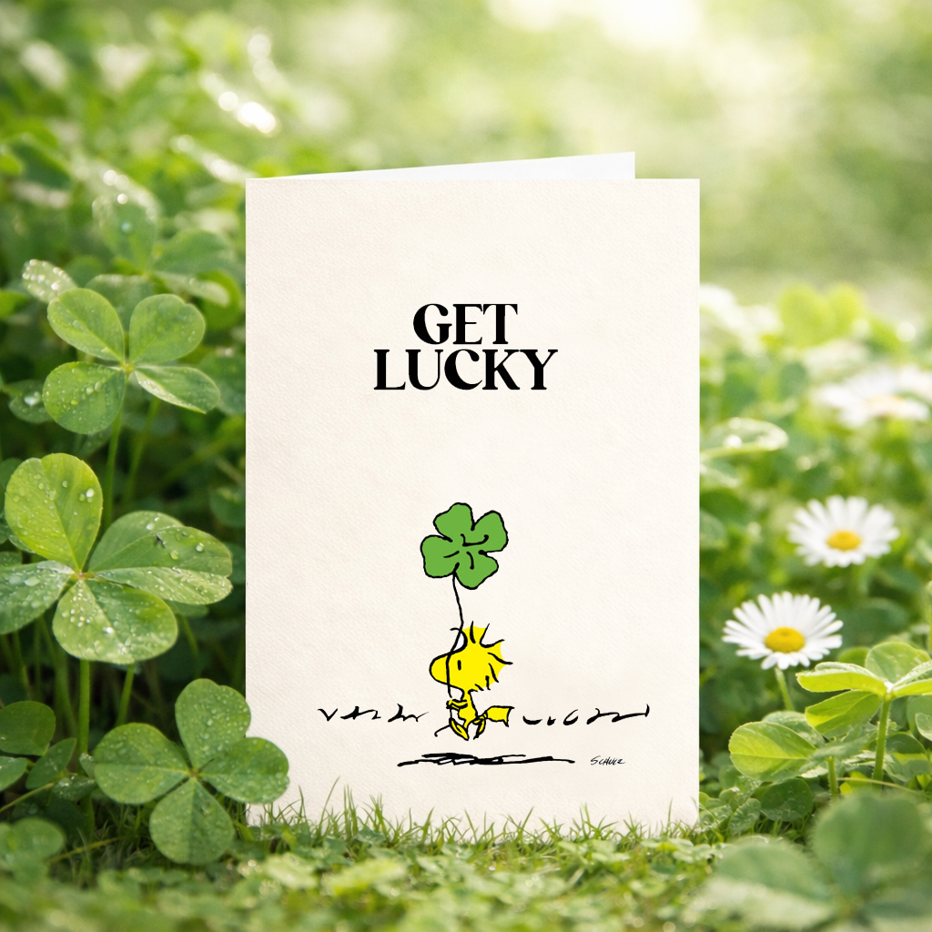 Carte "Get Lucky" – vue 3 – PEANUTS | George Genève