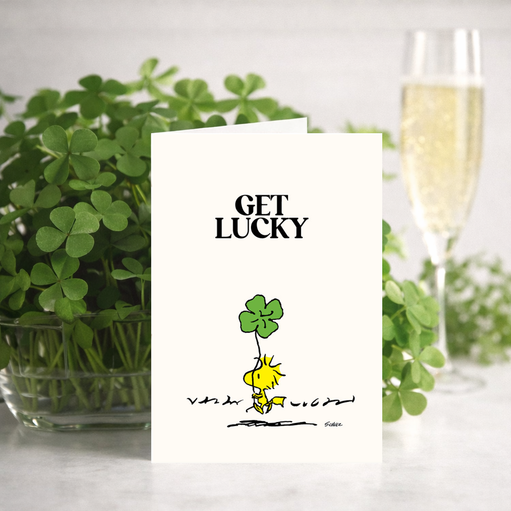 Carte "Get Lucky" – vue 2 – PEANUTS | George Genève