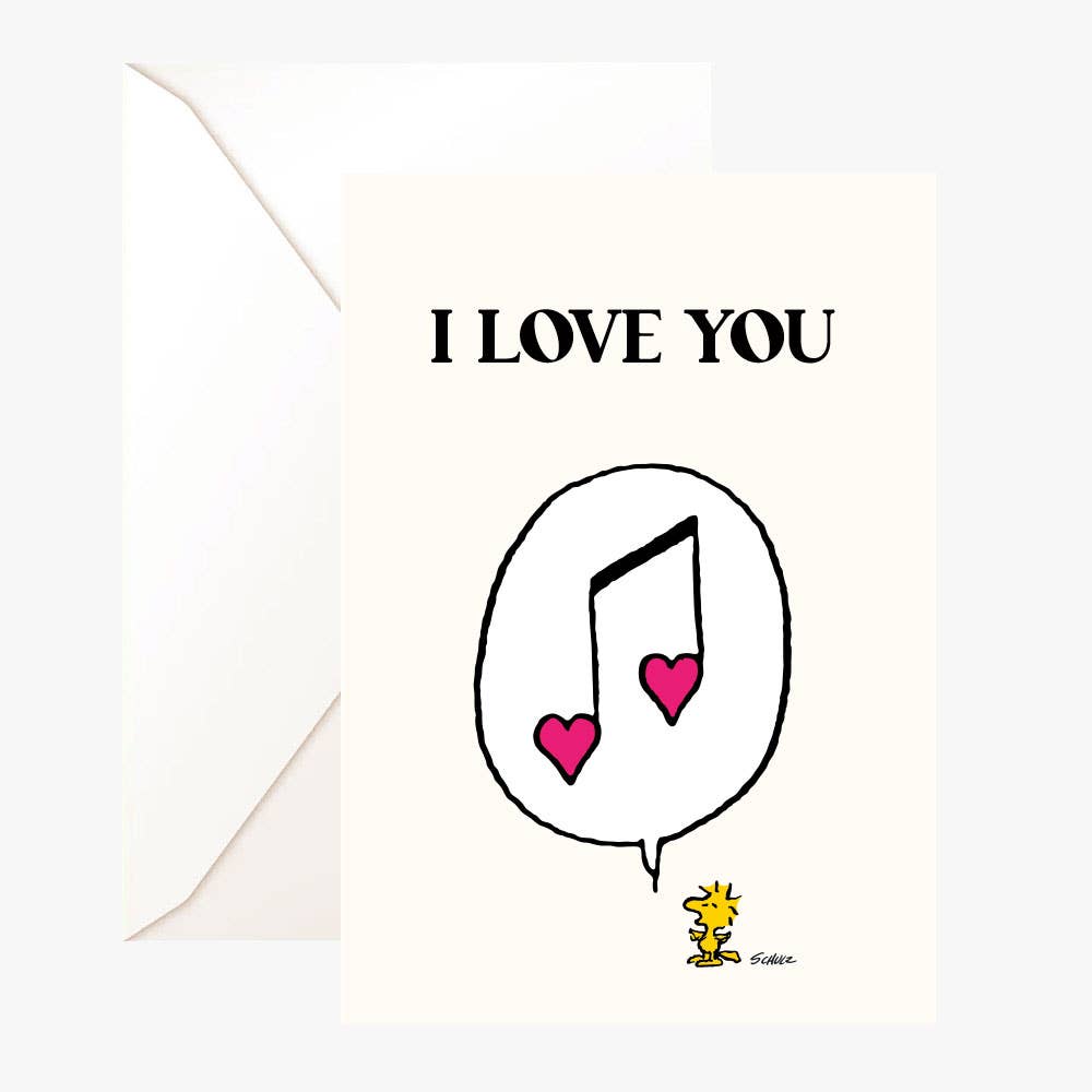 Carte "I Love you" – PEANUTS | George Genève