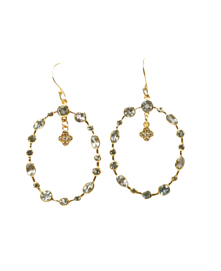 DIAPERIS - Boucles d'oreilles Catane (topaze)