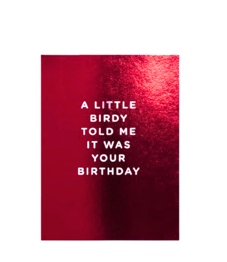 It Was Your Birthday – CARTE DE VOEUX | George Genève