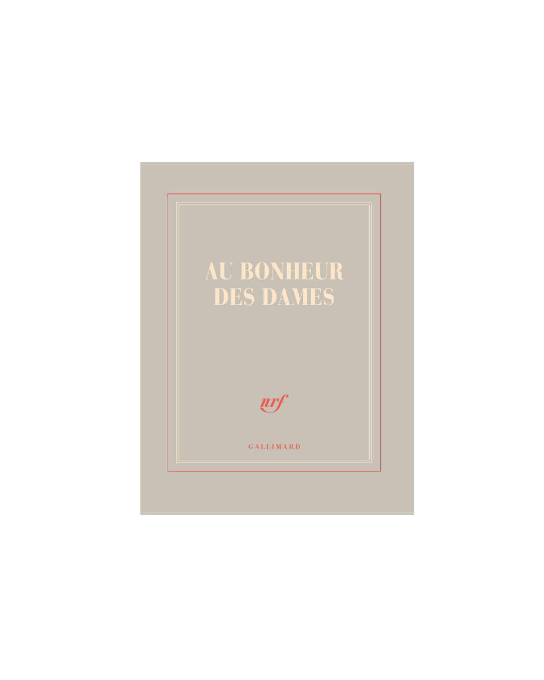 GALLIMARD - Carnet - Au Bonheur des Dames