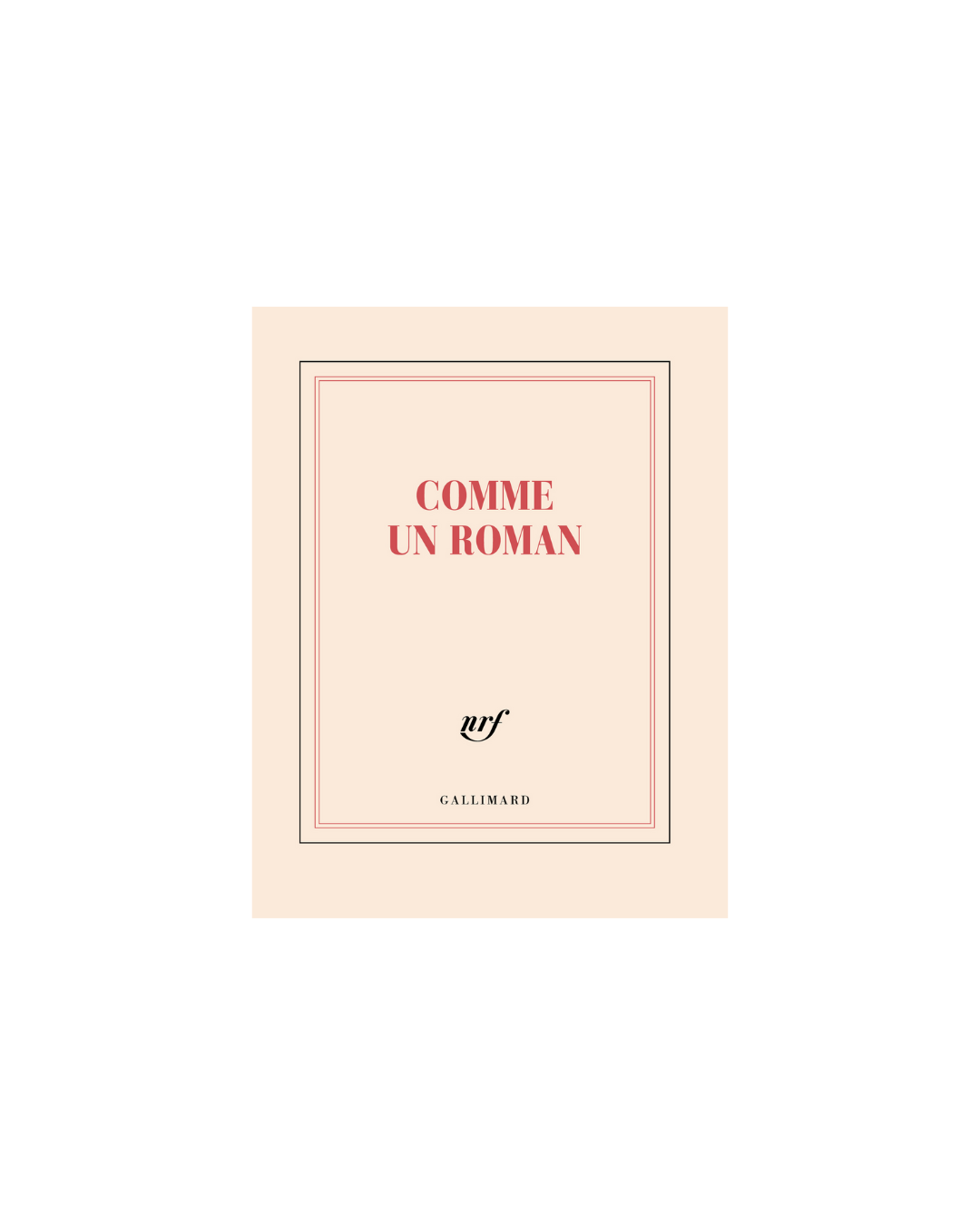 GALLIMARD - Carnet - Comme un Roman