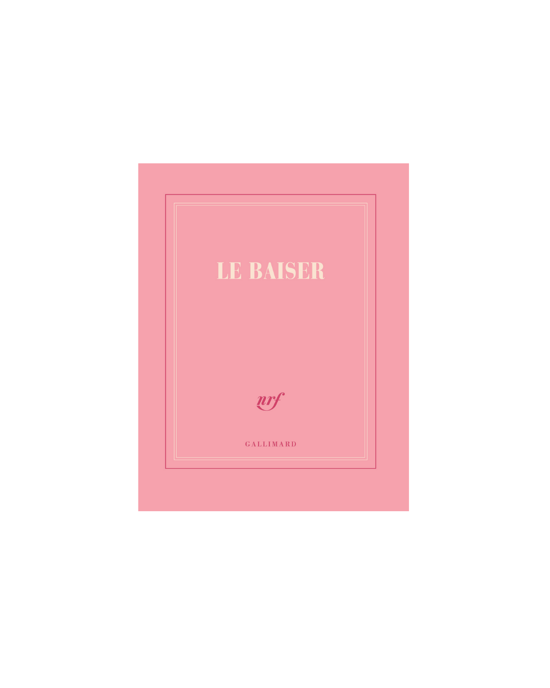GALLIMARD - Carnet - Le Baiser