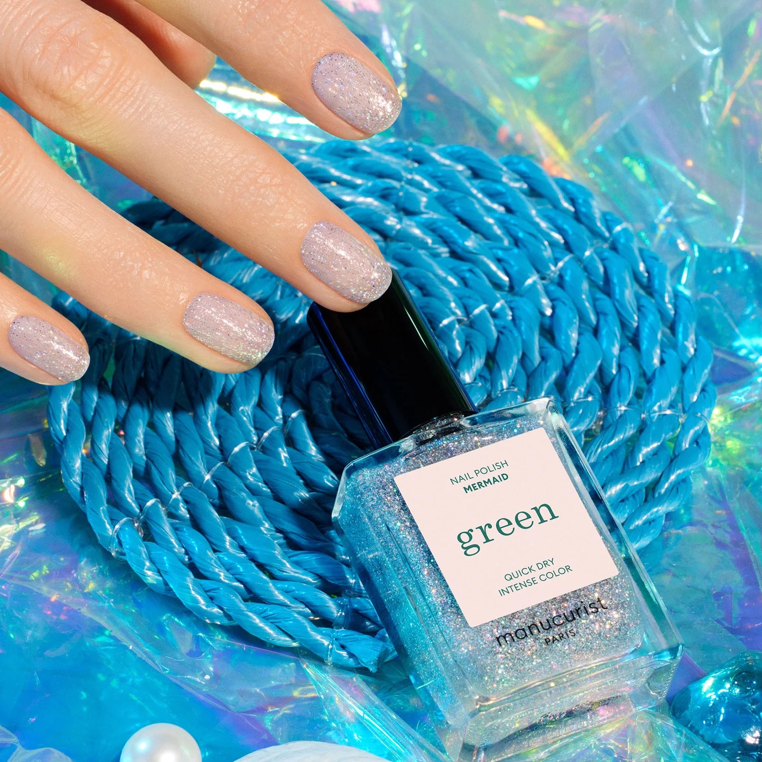 Vernis Green - Mermaid – vue 2 – MANUCURIST | George Genève