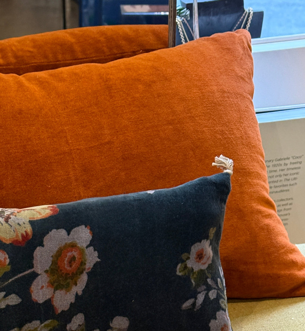 BONHEUR DU JOUR - Coussin Velours Moka