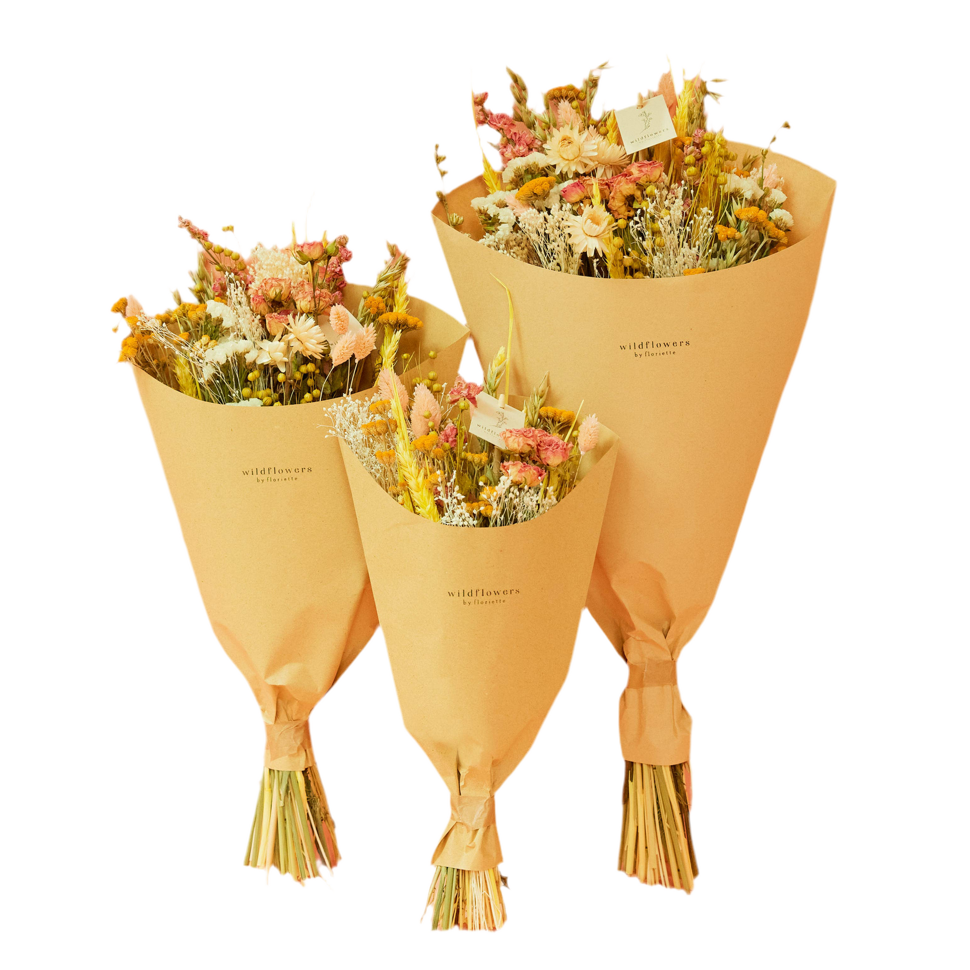 Fleurs séchées - Bouquet champêtre Limonade