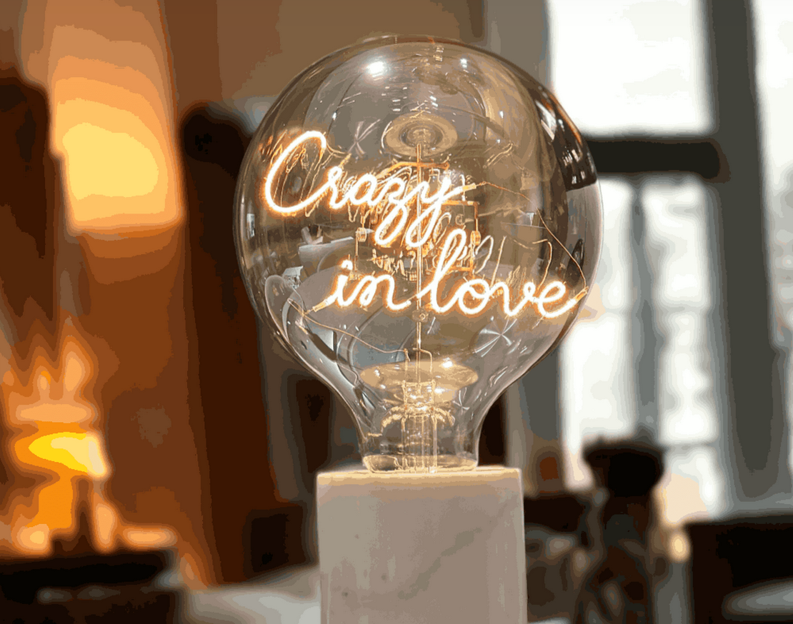 MITB - Amber "LOVE" Bulb 