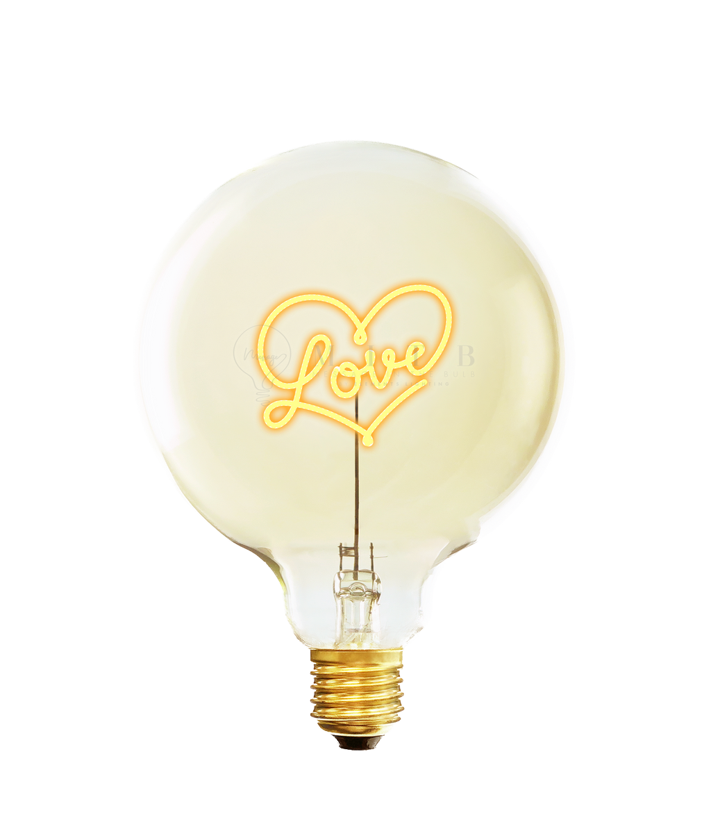 MITB - Amber "LOVE" Bulb 