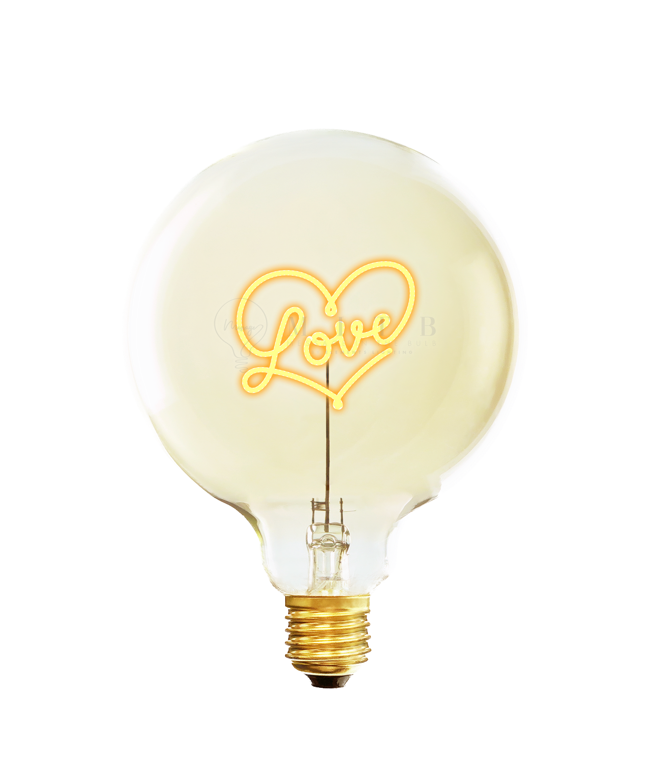 MITB - Amber "LOVE" Bulb 