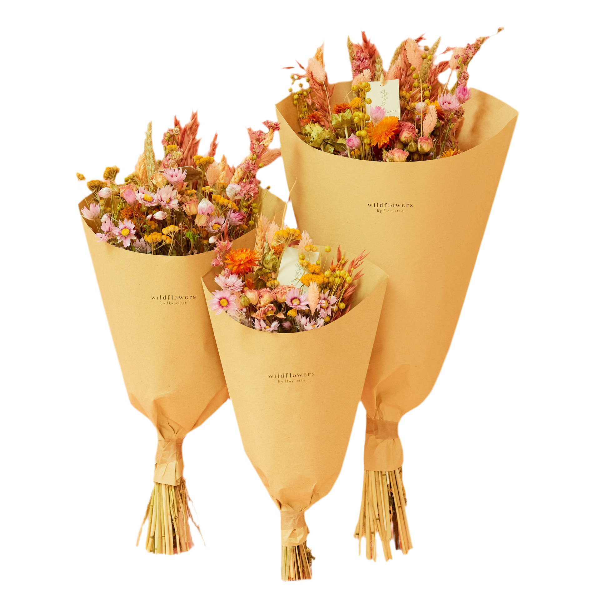 Fleurs séchées - Bouquet champêtre Sunny Delight