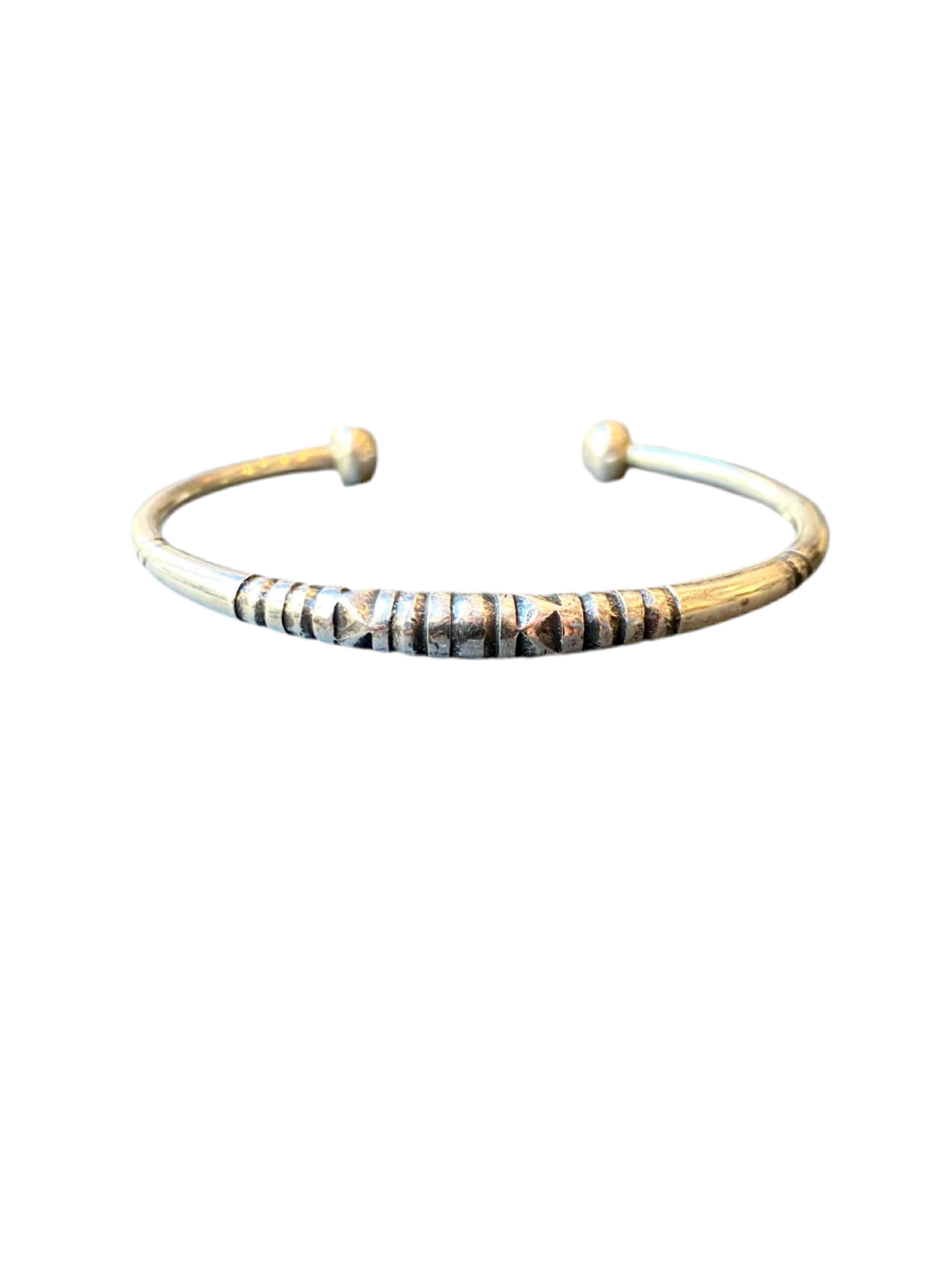 Bracelet en argent du Nigéria - 2