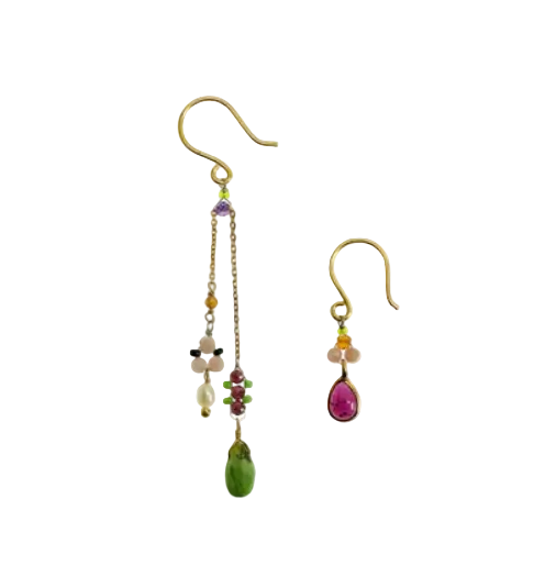 LE FOURBI DE CAPUCINE - Boucles d'oreilles Asymétriques