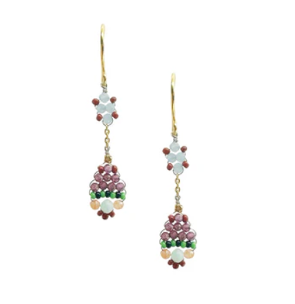 LE FOURBI DE CAPUCINE - Boucles d'oreilles Grappe