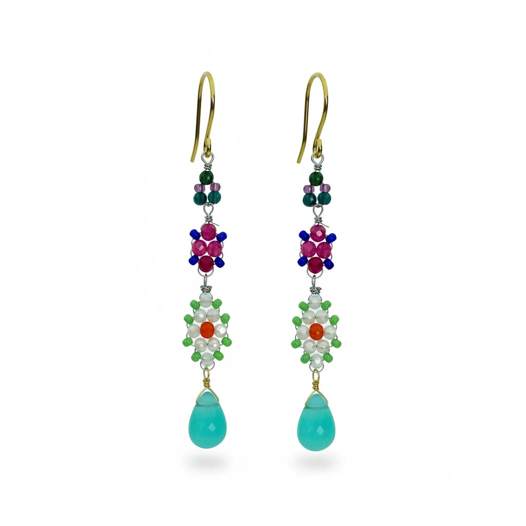LE FOURBI DE CAPUCINE - Boucles d'oreilles Fleurettes