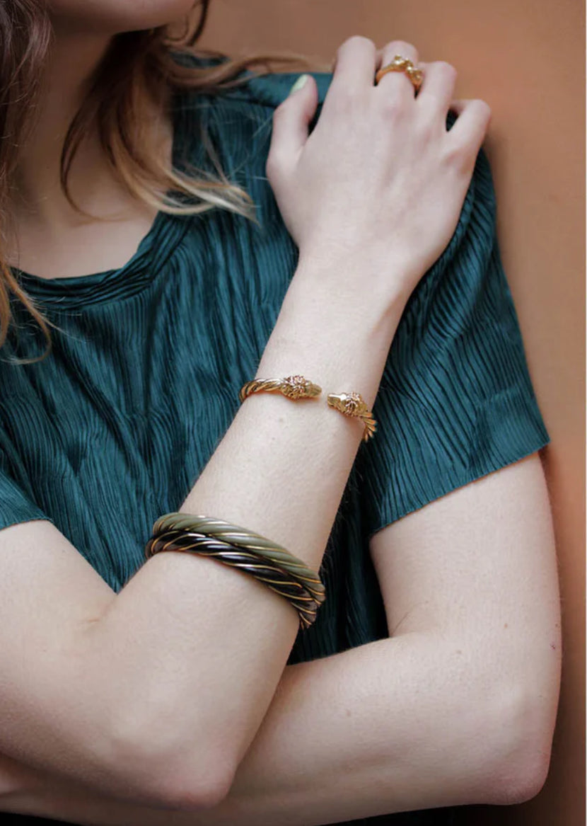 LA2L - Bracelet Aya Torsadé Eléphant