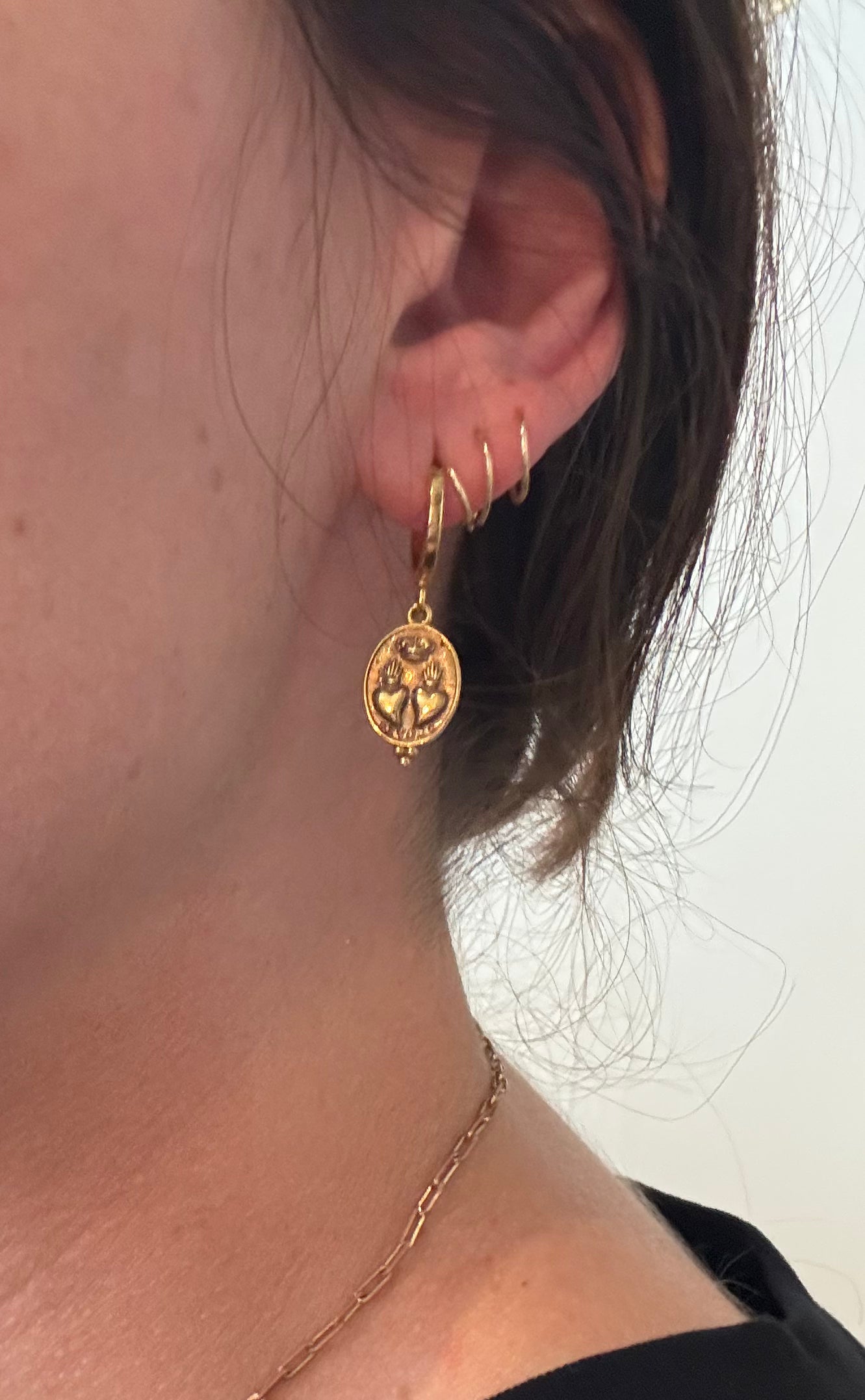 LA2L - Medal Earrings