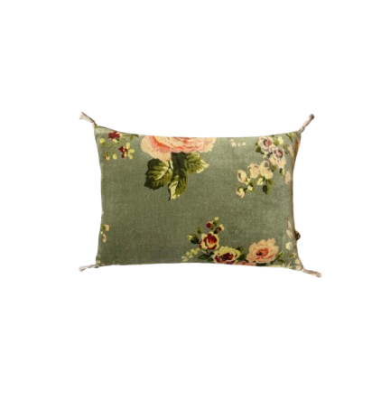 GOYAAL - Mini Coussin Fleurs Jade