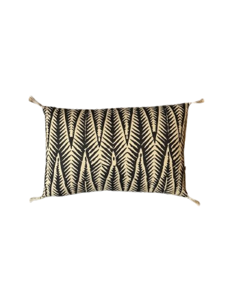 GOYAAL - Mini Coussin Coton Black