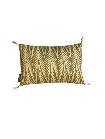 GOYAAL - Mini Coussin Coton Avocat