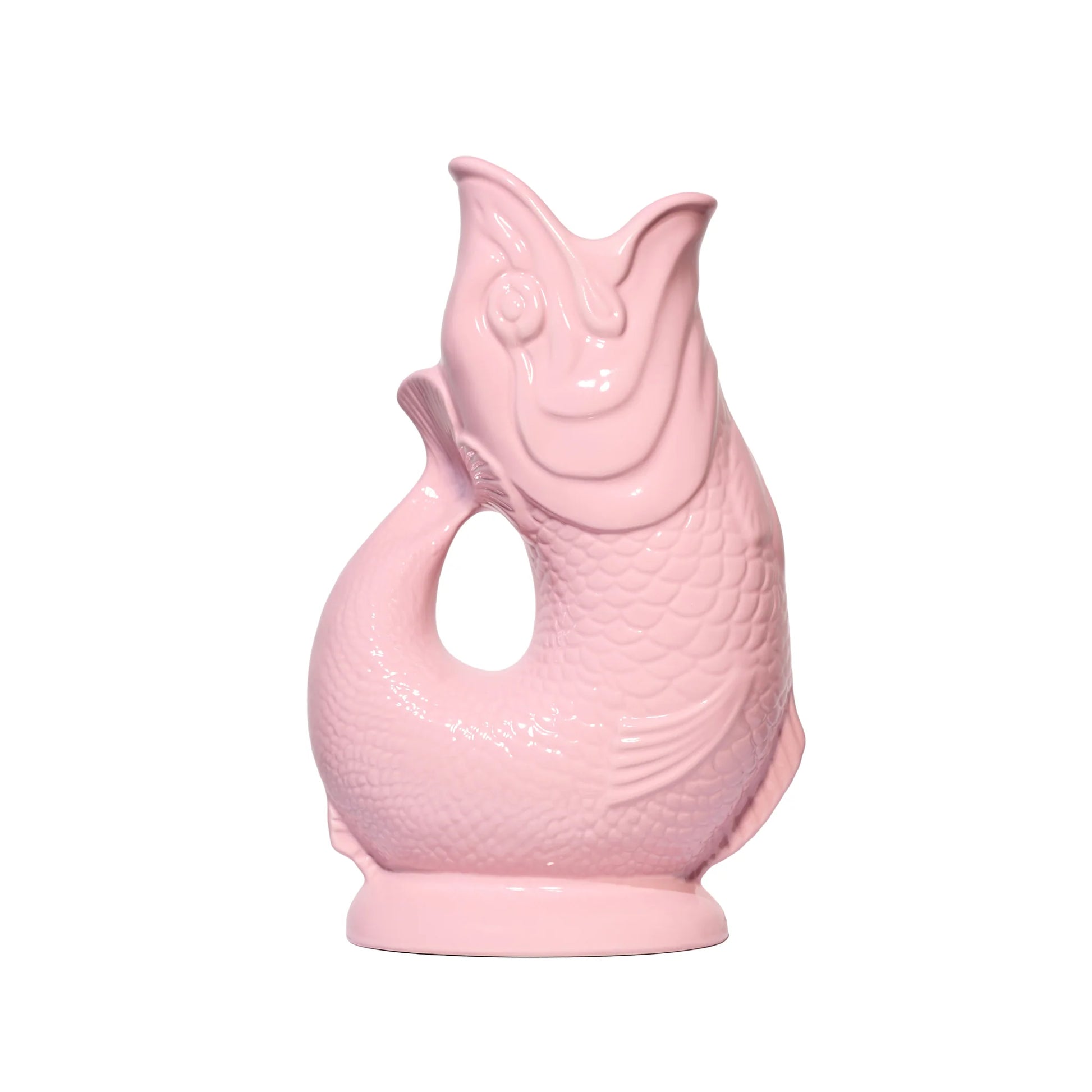 Carafe poisson en céramique coloris rose Baby Pink – GLUCKIGLUCK