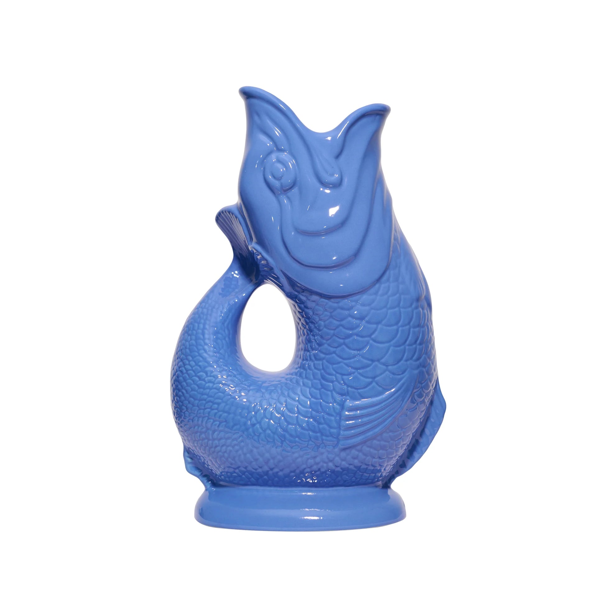 Carafe poisson en céramique coloris bleu Sea Blue – GLUCKIGLUCK