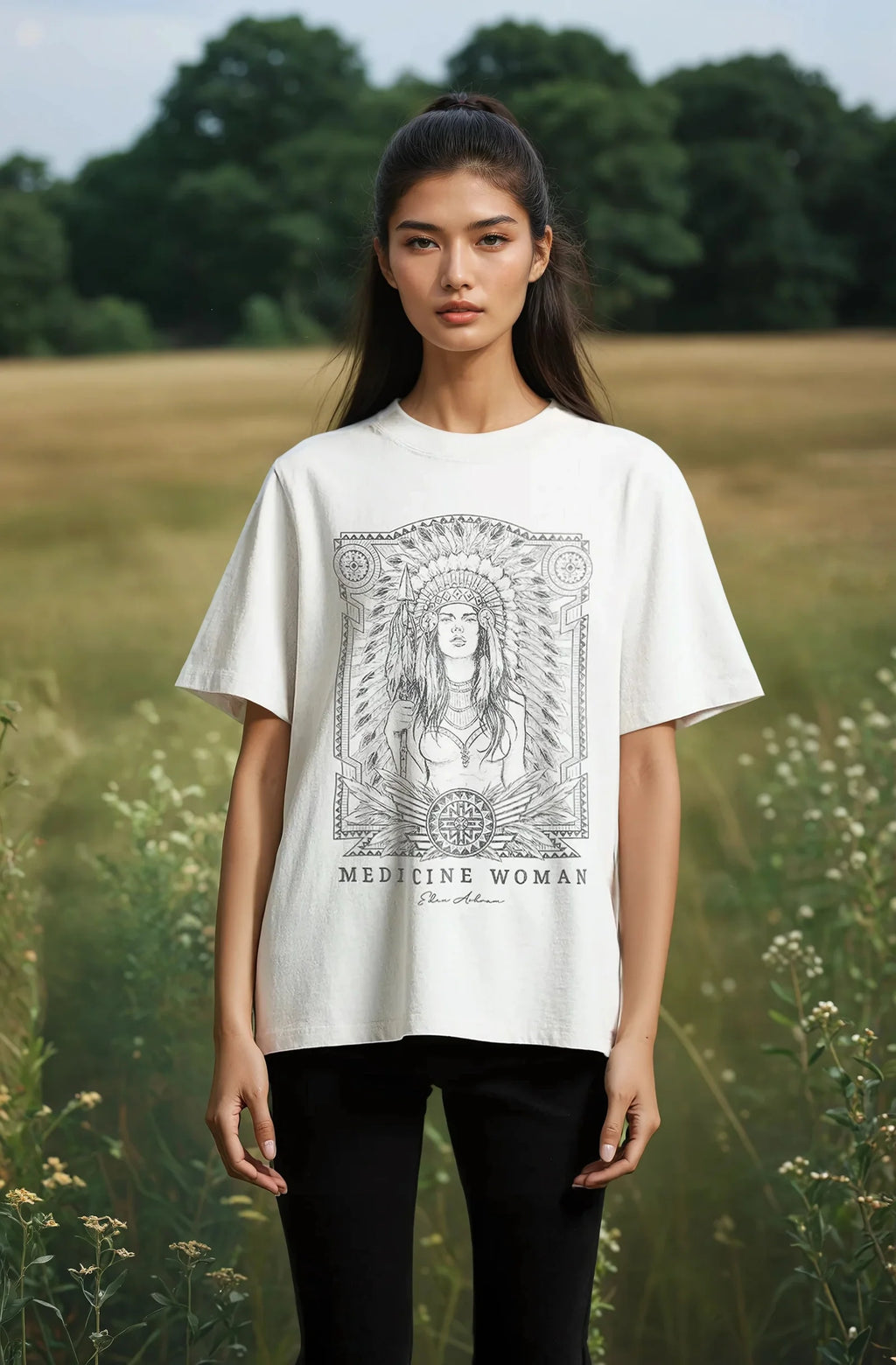 EDEN ASHRAM - Meditation Tour T-Shirt