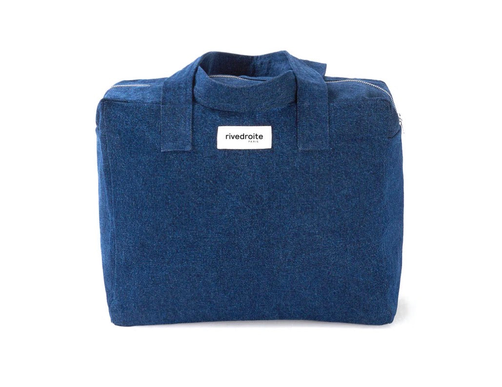 RIVE DROITE - 24h Bag Célestins Denim Brut