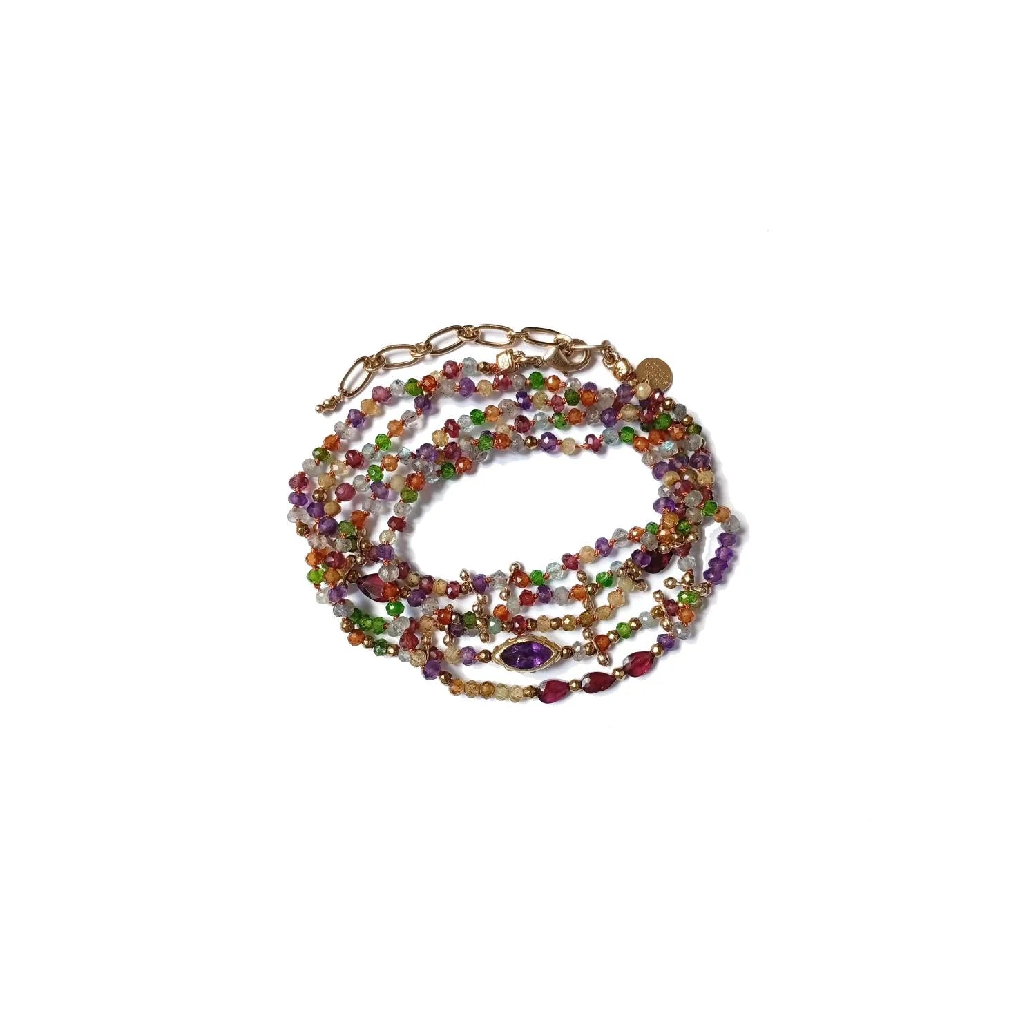 ROOM SERVICE - Adoum Multi-Wrap Eye Necklace
