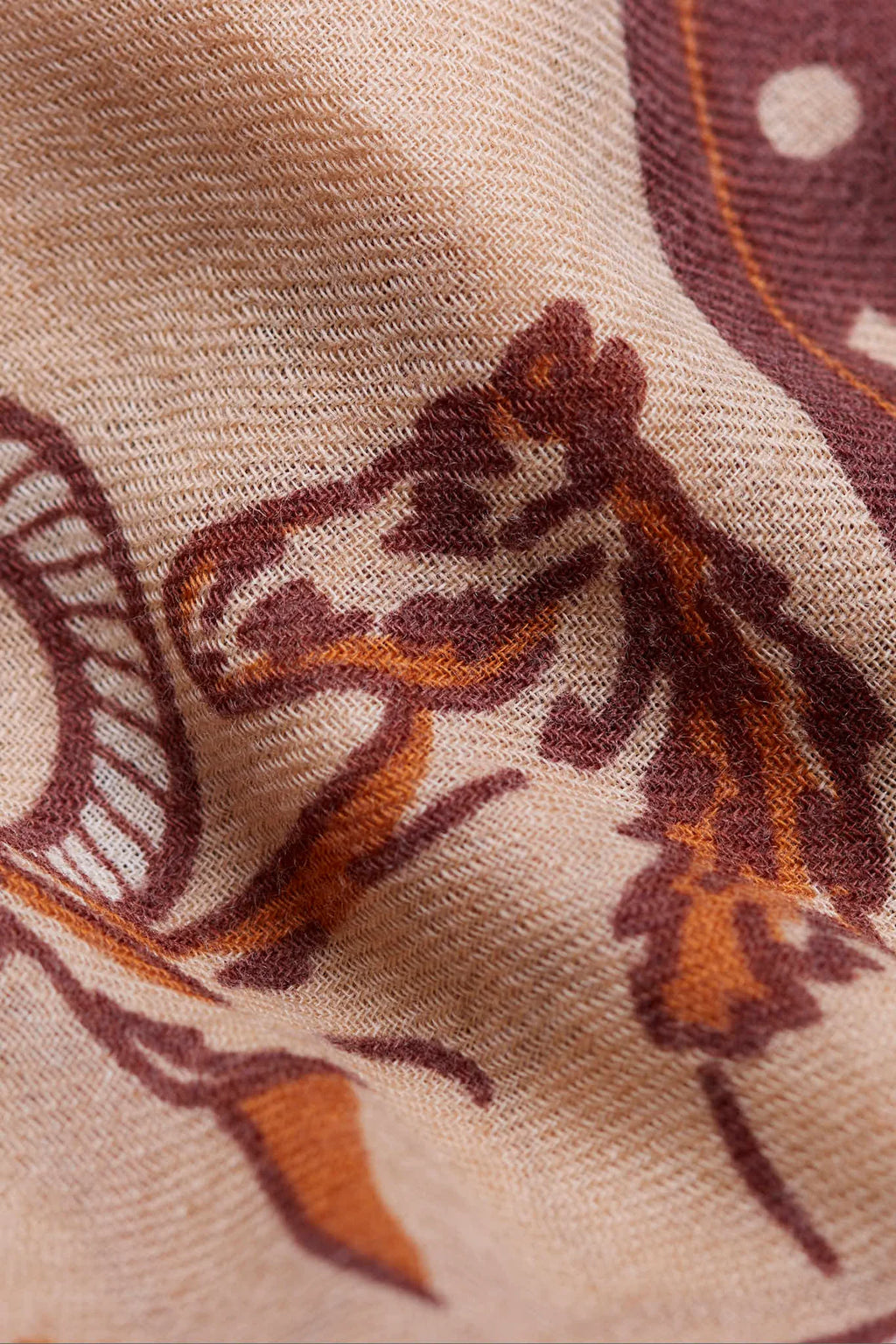 LECOMTE FLAMENT - Foulard Rodeo Cappuccino