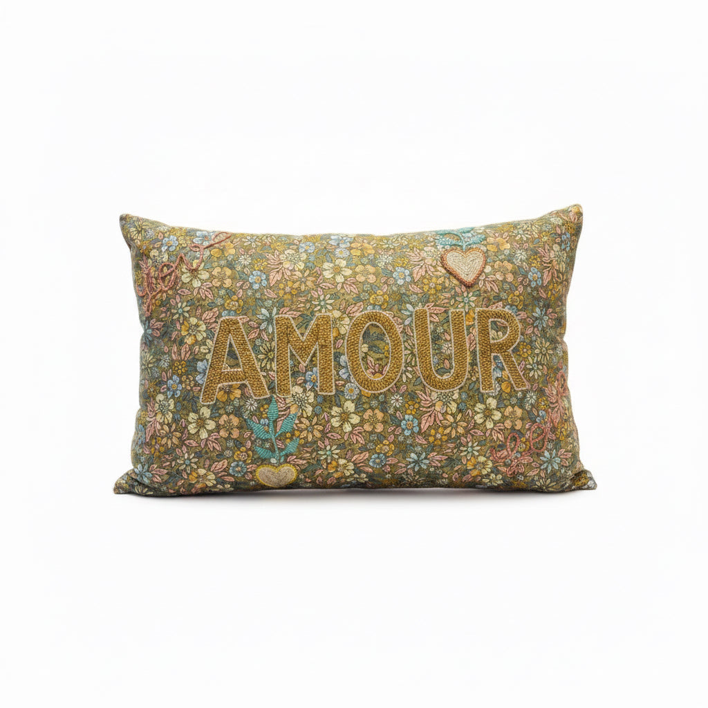 CSAO - Coussin brodé Amour S